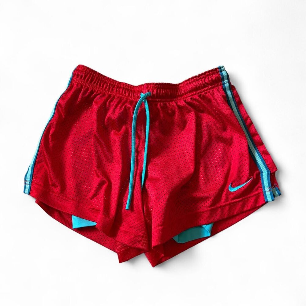Nike Women's Red and Blue Shorts